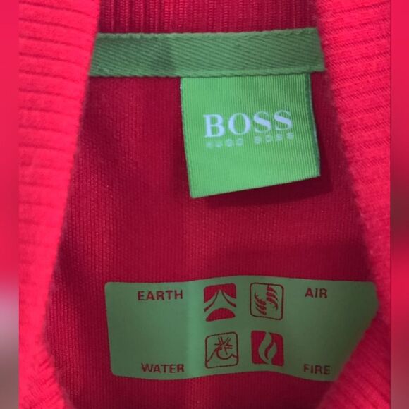 Hugo Boss Red Performance Track Sport Jacket Size L - Picture 13 of 14